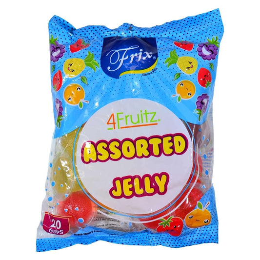 Frix 4 Fruitz Jelly Candy 15g Pack of 20 Assorted