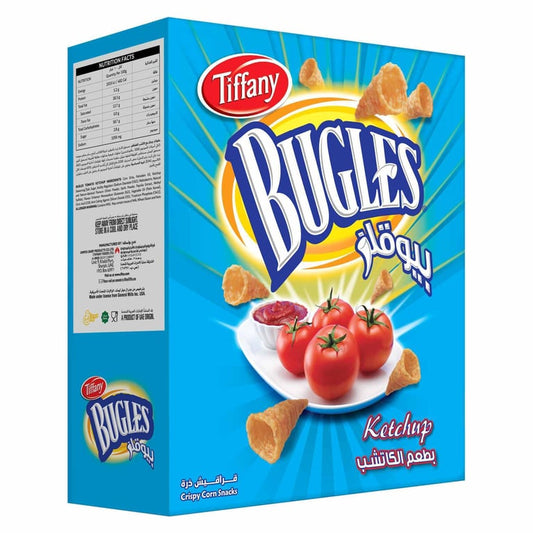 Tiffany Ketchup Flavoured Bugles 25g Pack of 12