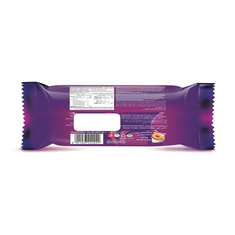 Britannia Treat Jim Jam Biscuits 100g