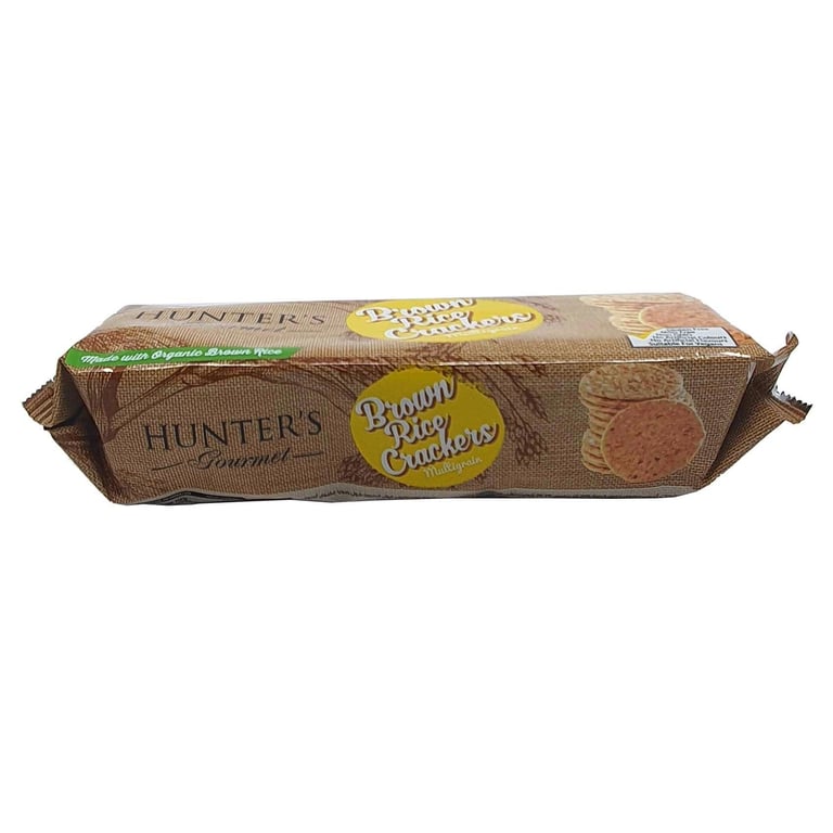 Hunter&#39;s&nbsp;Gourmet Brown Rice Crackers Multigrain 100g