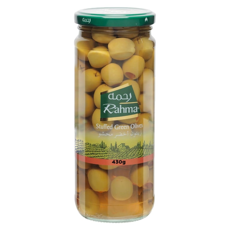 Rahma Stuffed Green Olive With Pimiento Paste 430g