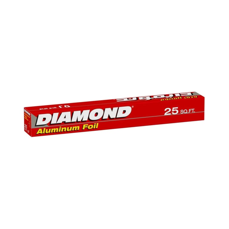 Diamond Aluminium Foil Silver 25sqft