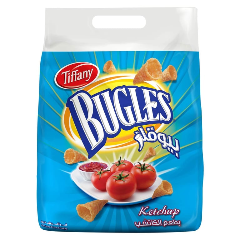 Tiffany Bugles Ketchup Chips 13g Pack of 22