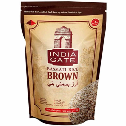 India Gate Brown Basmati Rice 1kg