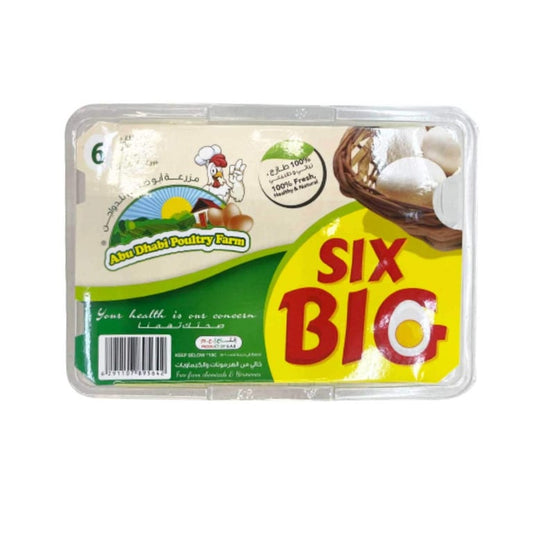 Abu Dhabi Extra Large White Eggs 6 PCS