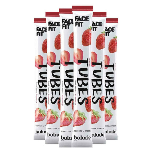 Balade Fade Fit Strawberry Greek Yoghurt Tubes 40g Pack of 6