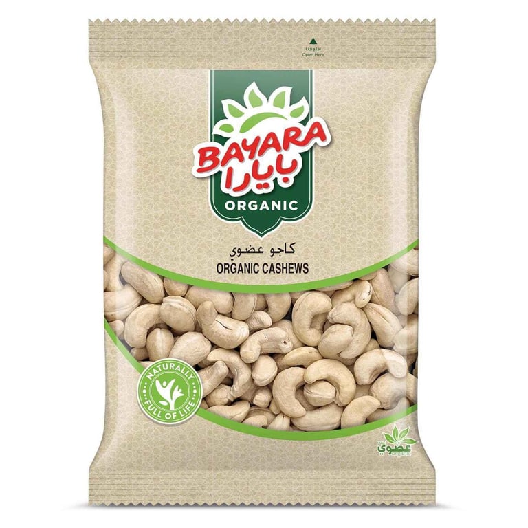 Bayara Organic Cashews 200g