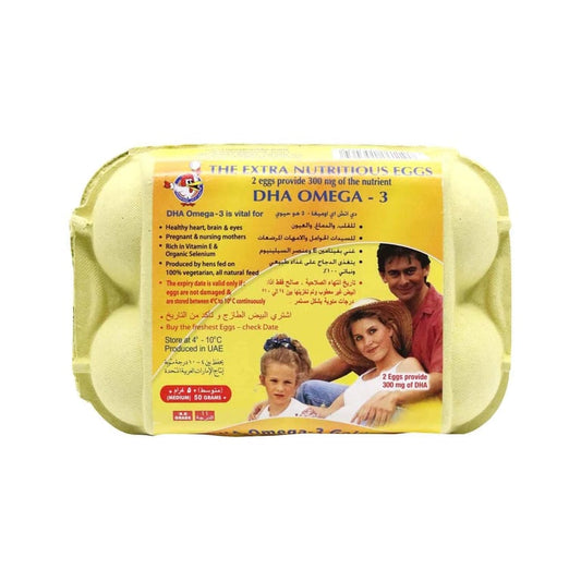 Al Jazira DHA Omega 3 Eggs 6 PCS