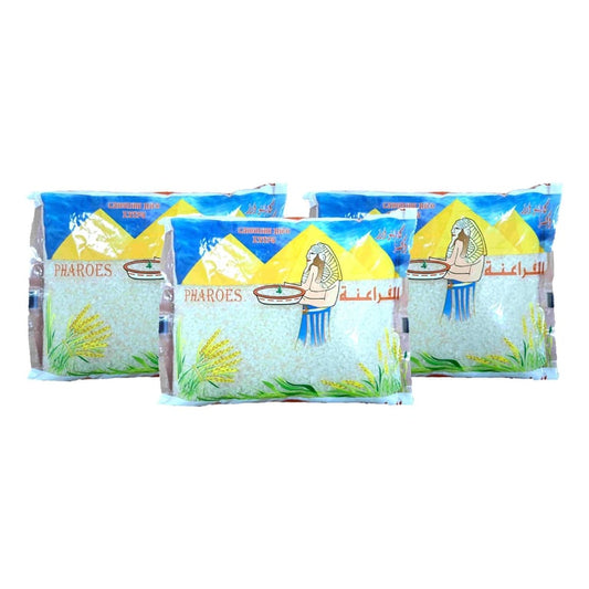 Pharoes Egyptian Camolino Extra Rice 1kg Pack of 3