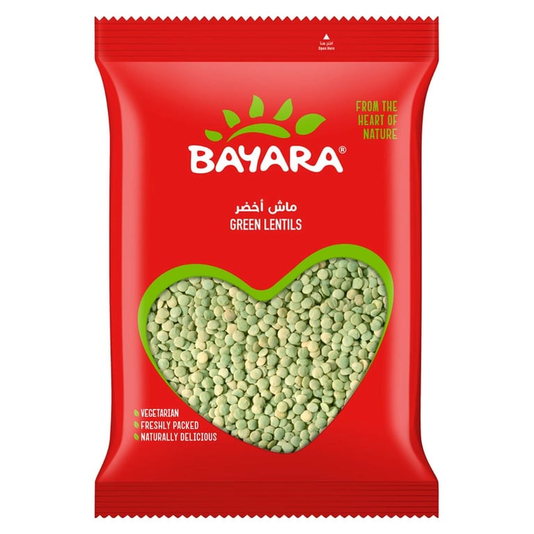 Bayara Green Lentils 1Kg