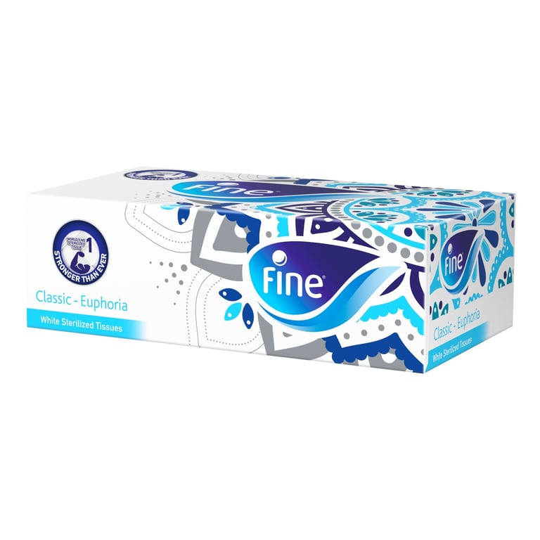 Fine Facial Tissue 150 Sheets X 2 Ply Pack Of 5&nbsp;Classic