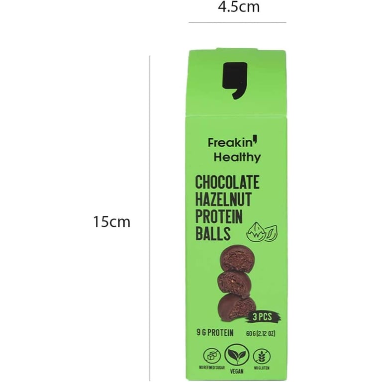 Freakin Healthy Choco Hazelnut Protein Balls 60g