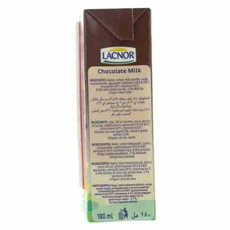 Lacnor Essentials Milk Chocolate Flavoured Milk 180ml Pack of 8