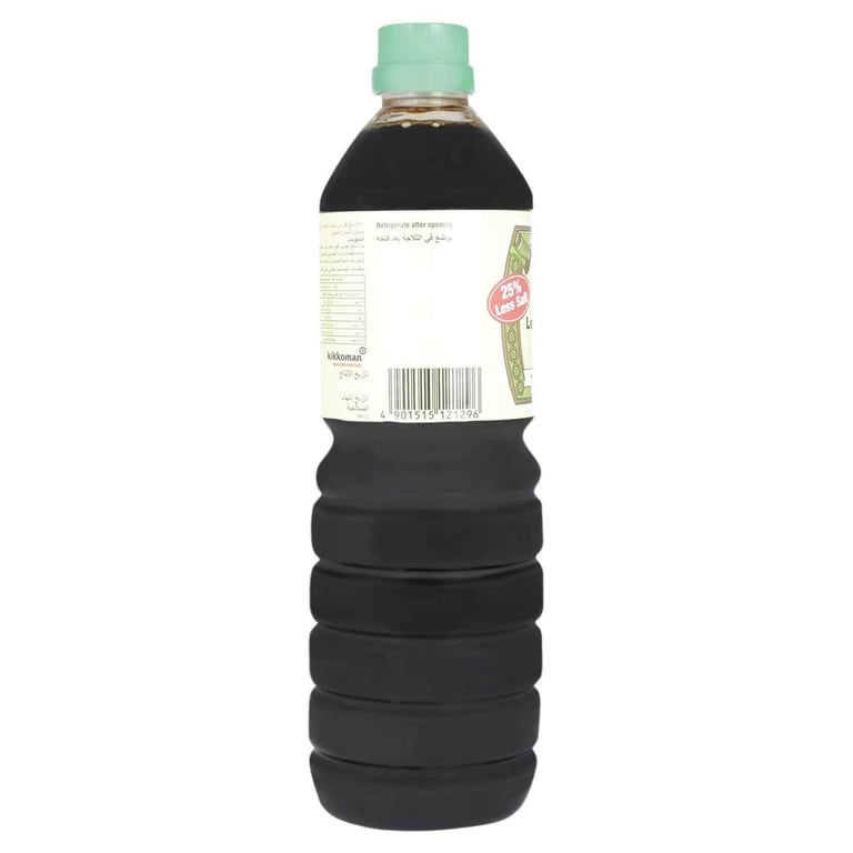 Kikkoman Naturally Brewed Less Salt Soy Sauce 1L