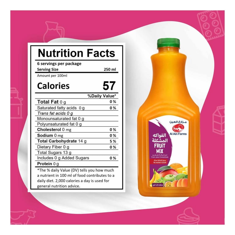 Al Ain Farms Fruit Mix Juice 1.5L