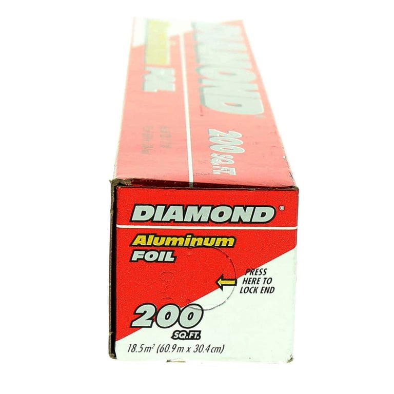 Diamond Aluminium Foil Silver 200sqft