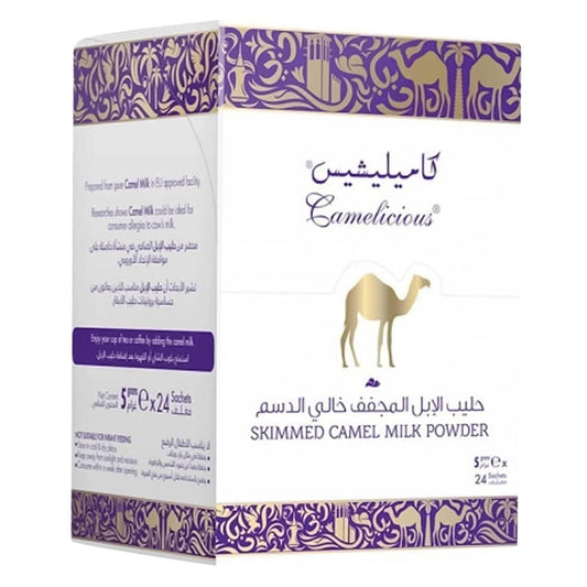 Camelicious Skimmed Camel Milk Powder 5g Pack of 24