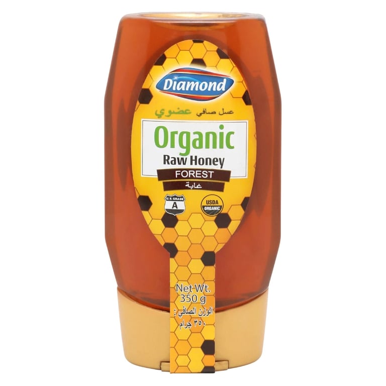 Diamond Organic Raw Forest Honey 350g