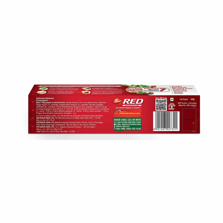 Dabur Red Toothpaste 200g