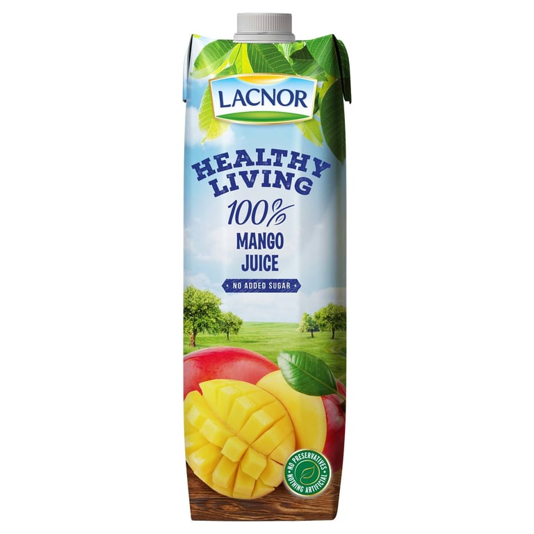 Lacnor Healthy Living Mango Juice 1L