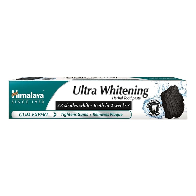 Himalaya Gum Expert Ultra Whitening Charcoal Toothpaste Black 75ml