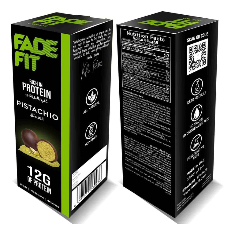 Fade Fit Pistachio Protein Balls 60g