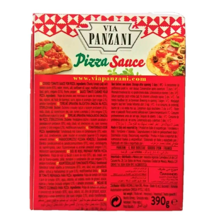 Panzani Pizza Sauce 390g