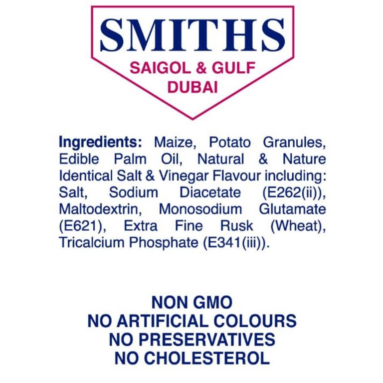 Smiths Salt And Vinegar Chipsticks 100g