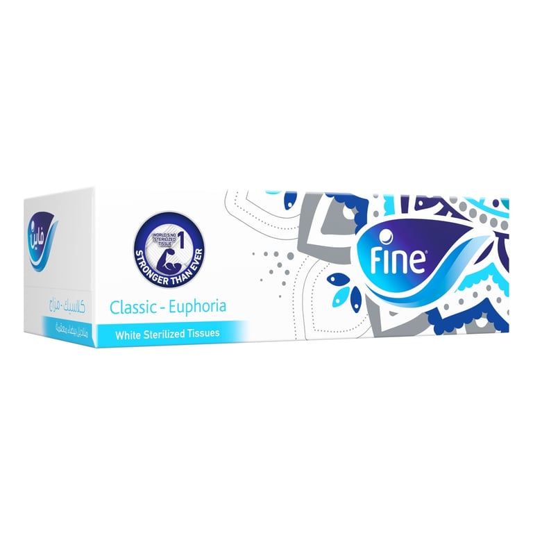 Fine Facial Tissue 150 Sheets X 2 Ply Pack Of 5&nbsp;Classic