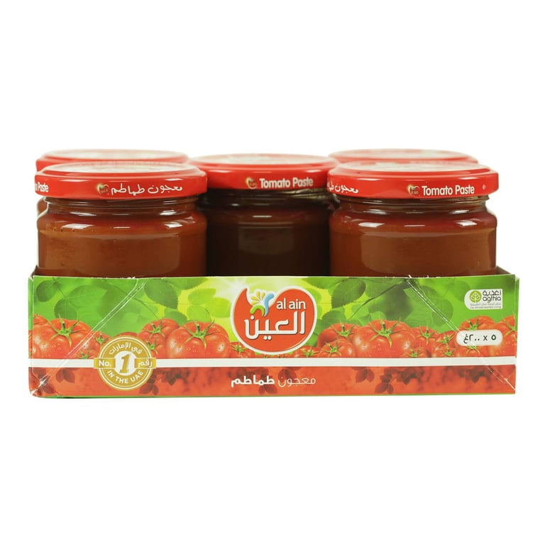 Al Ain Tomato Paste Jar 200g Pack of 5