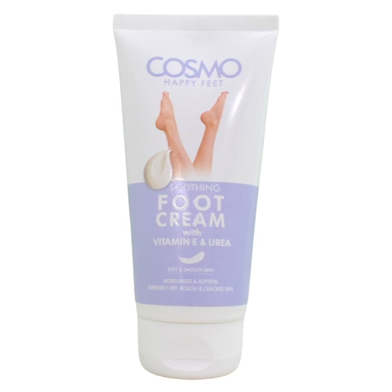 Cosmo Happy Feet Soothing Foot Cream With Vitamin-E And Urea White 150ml