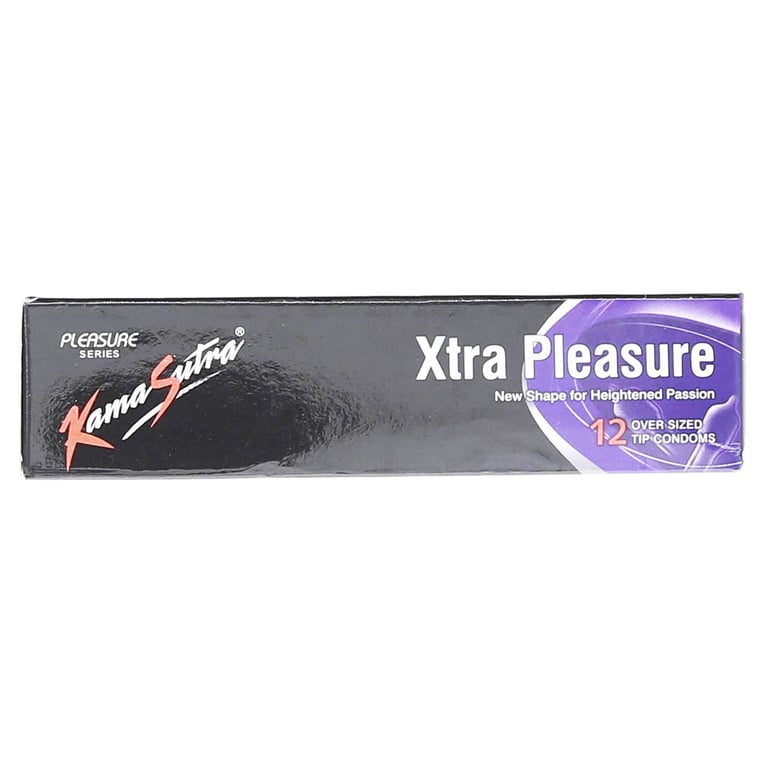 Kama Sutra Xtra Pleasure Condoms Clear 12 PCS