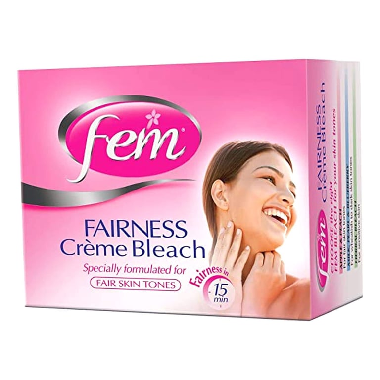 Fem Apple And Peach Fairness Cream Bleach Pink 50g