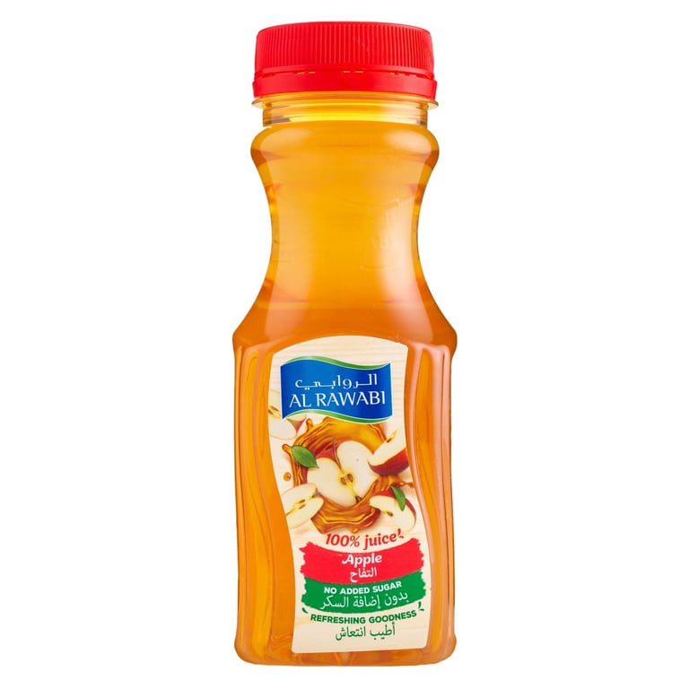 Al Rawabi No Added Sugar Apple Juice 200ml