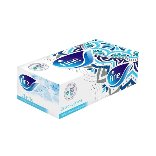 Fine Classic Sterilized Facial Tissues 2 Ply 150 Sheets 1 PCS