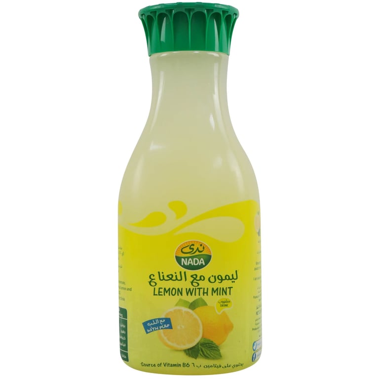 Nada Lemon Juice With Mint And Pulp 1.5L