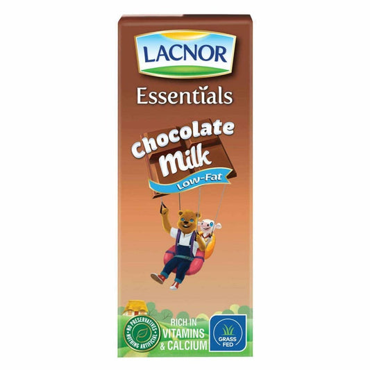 Lacnor Essentials Milk Chocolate Flavoured Milk 180ml Pack of 8