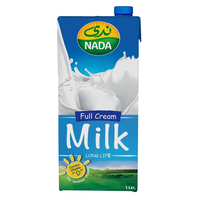 Nada UHT Full Cream Milk 1L Pack of 4