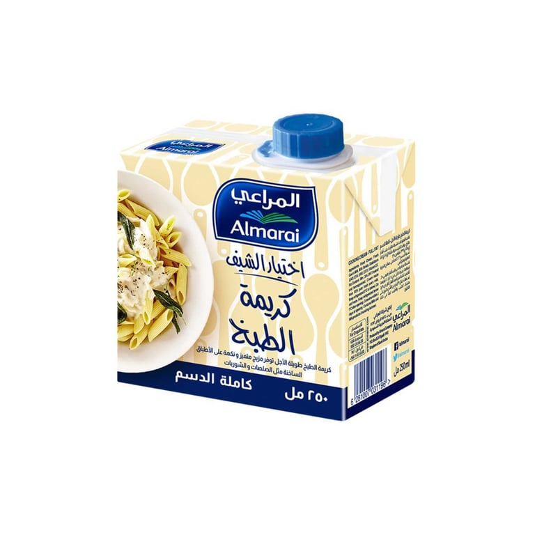 Almarai Chef Choice Full Fat Cooking Cream 250ml