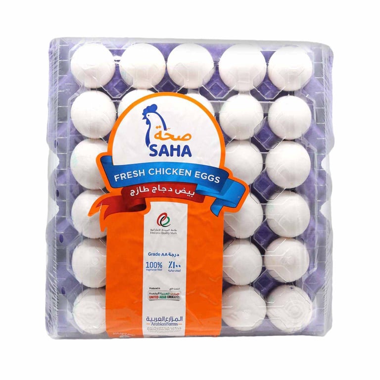 Saha Extra Large White Eggs 30 PCS