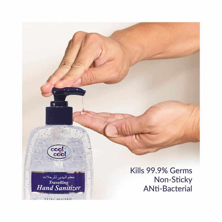 Cool &amp; Cool Travelling Anti-Bacterial Hand Sanitizer 500ml