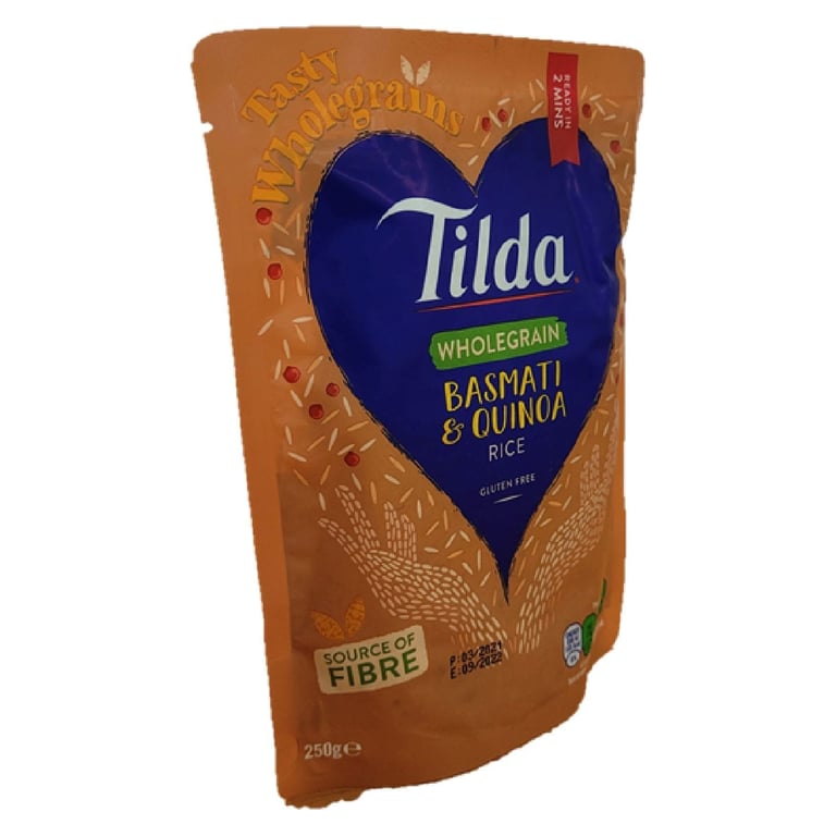 Tilda Wholegrain Basmati &amp; Quinoa Rice 250g