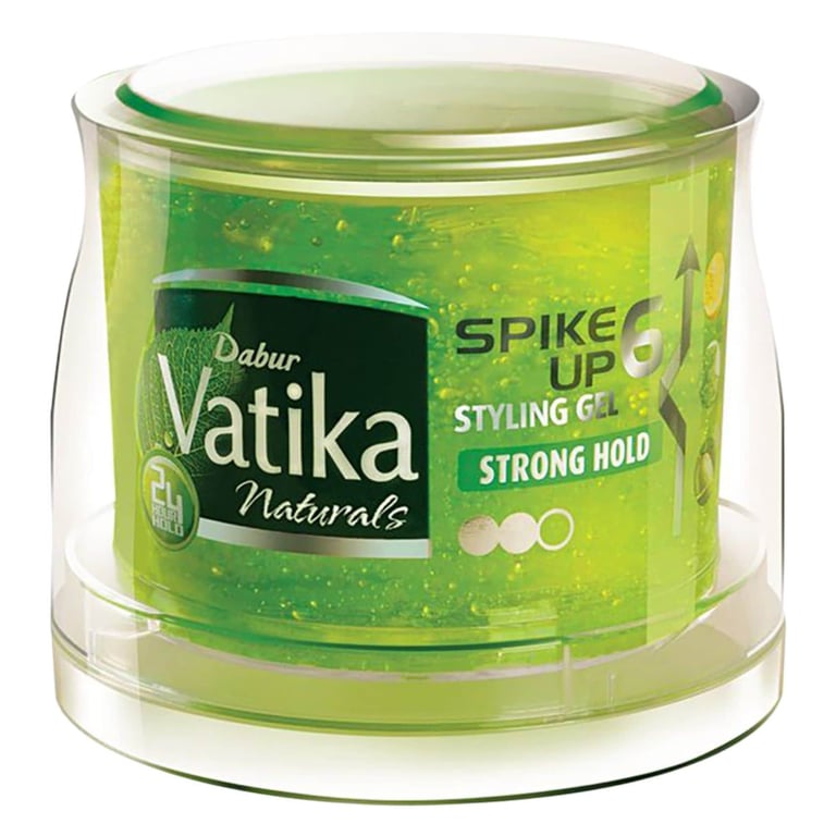 Dabur Vatika Naturals Extreme Hold Spike Up Styling Cream Gel Clear 250g