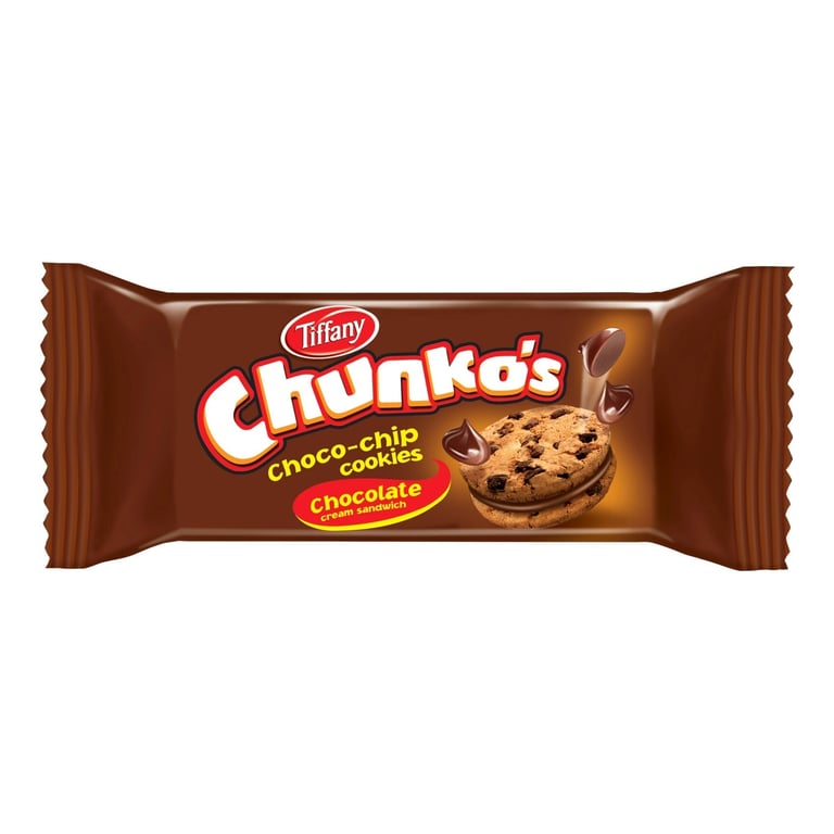 Tiffany Chunkos Choco Chip Cookies 43g Pack of 10