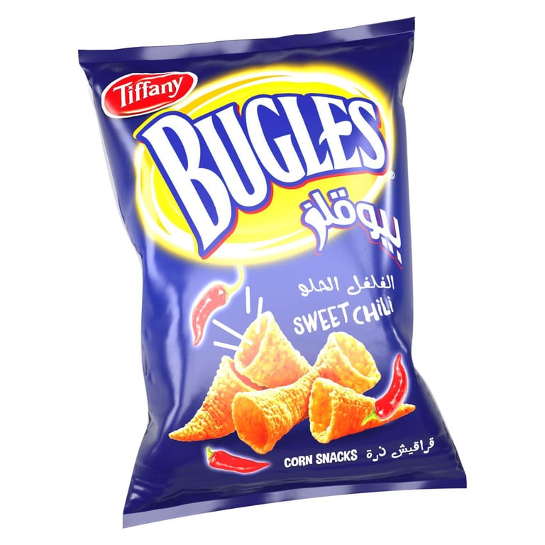 Tiffany Bugles Sweet Chilli Corn Snacks 75g