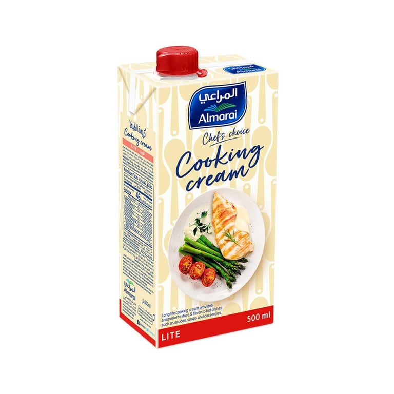 Almarai Chef &amp; Choice Lite Cooking Cream 500ml