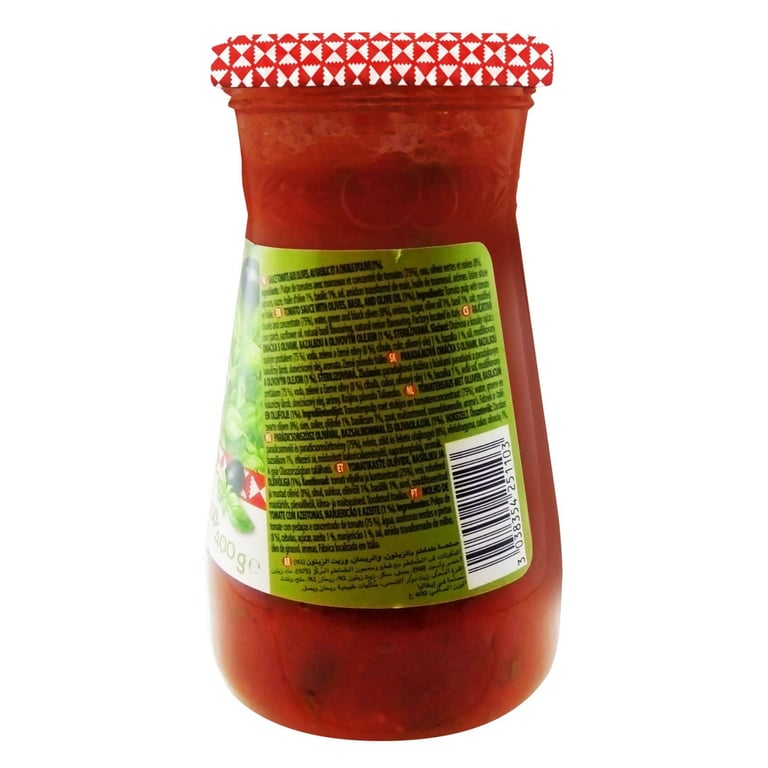 Panzani Olive And Basilico Sauce 400g