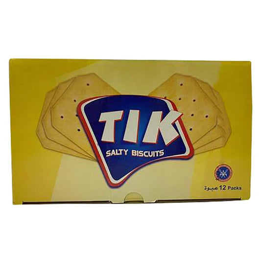 Kuwait Flour Tick Salty Biscuit 100g Pack of 12