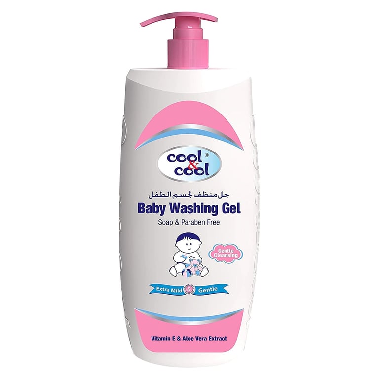 Cool &amp; Cool Baby Washing Gel White 1L