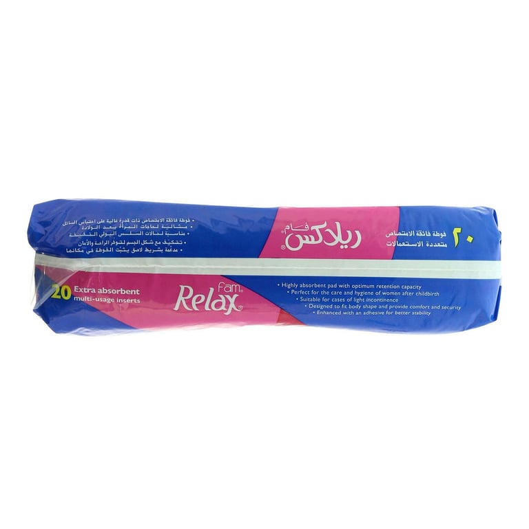 Fam Relax Maternity Sanitary Pads White 20 Pads